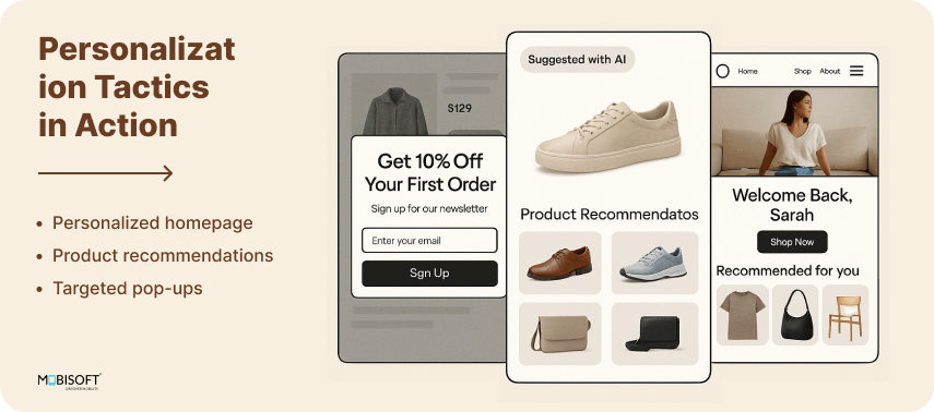 AI personalization tactics across the customer journey