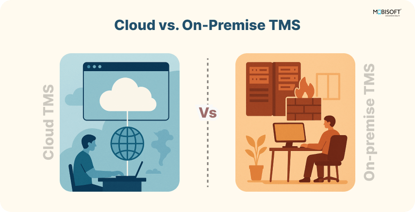 Cloud vs On-Premise Transportation Management System Comparison between cloud and on-premise TMS software