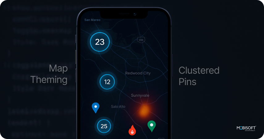 Custom styled map with marker clustering in React Native