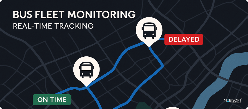 Real-Time Bus Fleet Monitoring Software Real-time bus fleet monitoring software for efficient operations