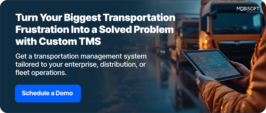 Turn Your Biggest Logistics Frustration Into a Solved Problem with Custom TMS Custom transportation management system solutions for logistics optimization