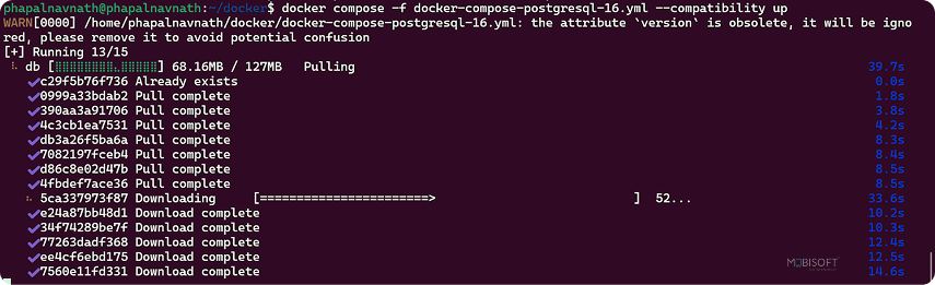Docker Compose File for PostgreSQL Lifecycle Docker Compose file for PostgreSQL container lifecycle management