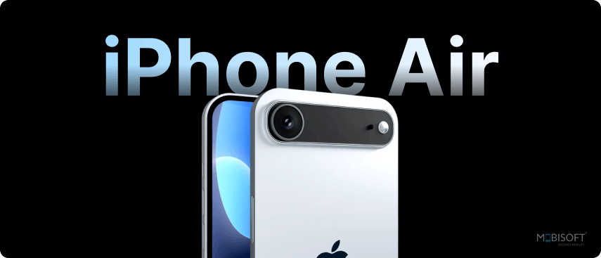 "iPhone Air with slim design and powerful capabilities