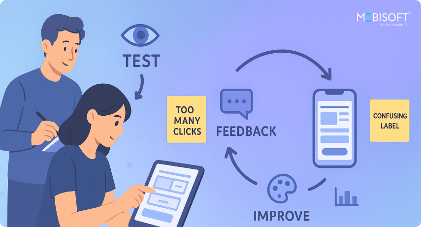  Conduct usability testing and UX audit for better design