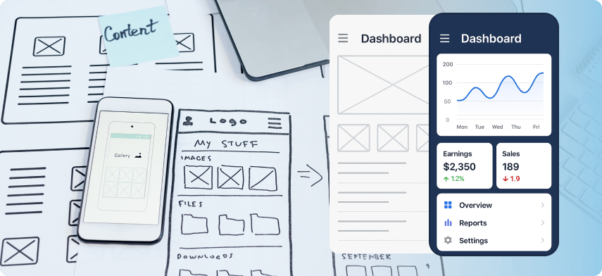Difference between wireframe and prototype in UX design