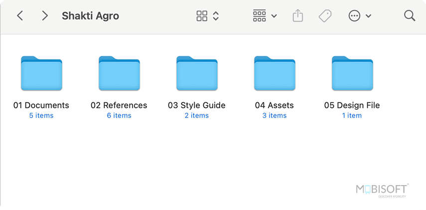 Step 2: Create Sub Folder Documents Organize design project documents in sub folders
