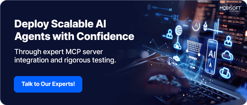 Deploy Scalable AI Agents with MCP Server Call-to-action banner to deploy scalable AI agents using MCP server