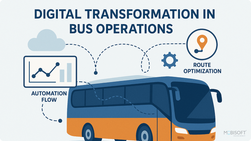 Digital Transformation in Bus Operations Digital transformation in bus operations with AI and ticketing system automation