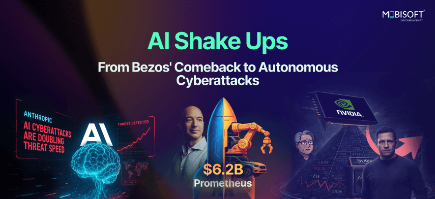 AI shake ups featuring Bezos’ comeback, Google AI shifts, and emerging autonomous cyberattack threats.