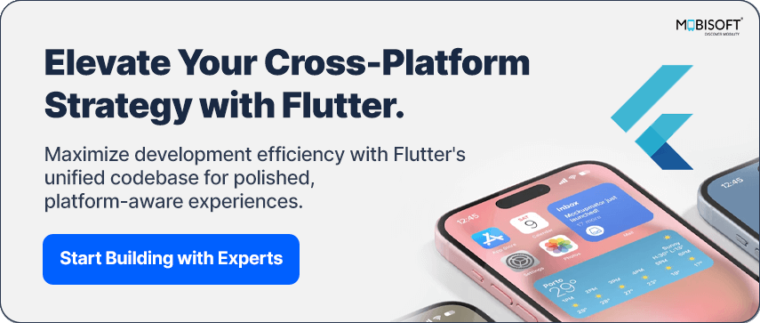 Elevate Your Cross-Platform Strategy with Flutter Cross-platform app development CTA for Flutter consulting and development services