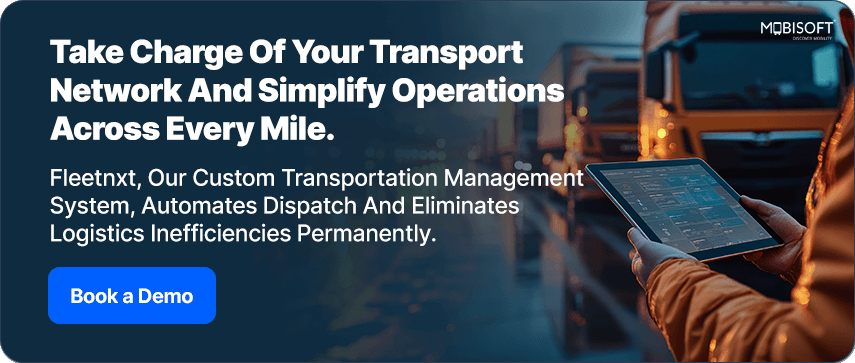 Enterprise TMS CTA Take charge of your transport network with enterprise TMS software