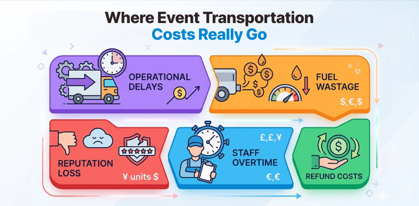  event logistics cost breakdown and supply chain transportation cost distribution