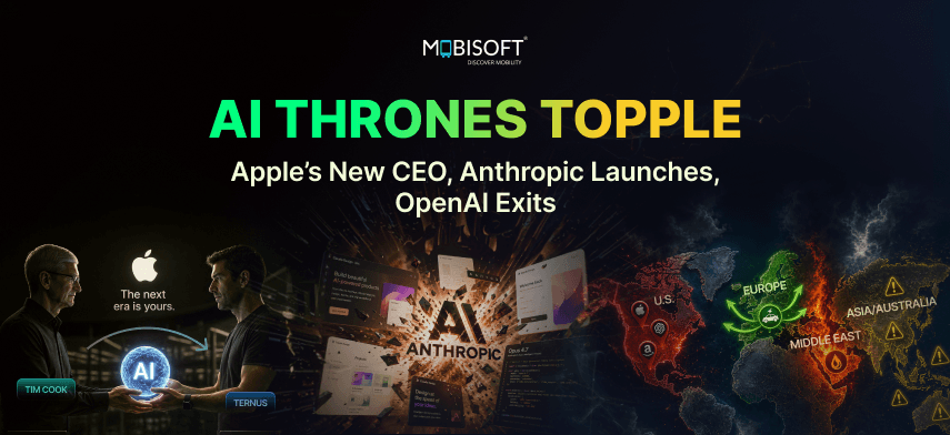 Apple CEO change, Anthropic AI launch, OpenAI restructuring and AI industry shifts