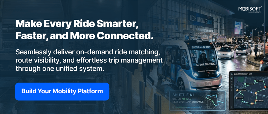Smart ride-hailing app powered by AI pricing algorithm with connected EV fleet ride-hailing experience