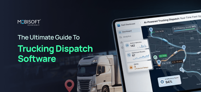 trucking dispatch software dashboard showing real time fleet tracking and load management