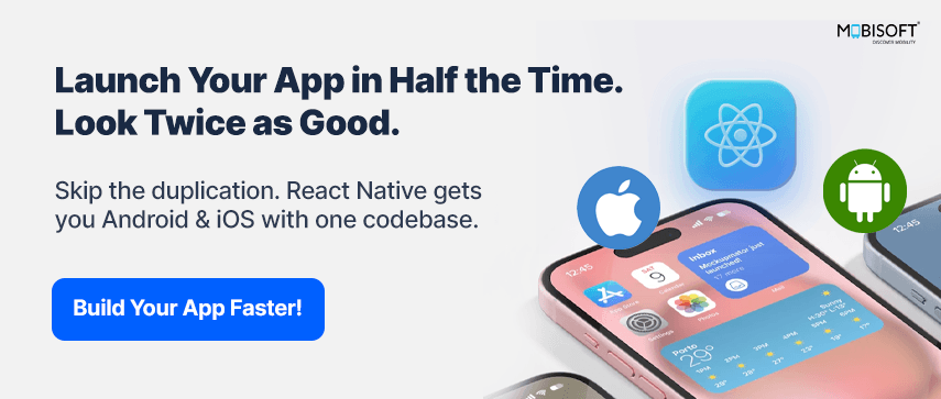 React Native app developers accelerating mobile app delivery with modern UI design
