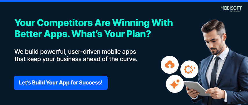 Your Competitors Are Winning With Better Apps. What’s Your Plan? Business team analyzing app monetization strategy and mobile app revenue performance metrics