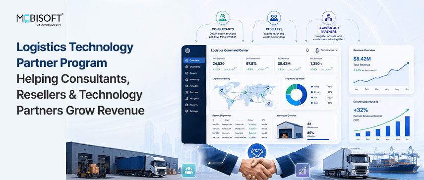 Logistics technology partner program helping consultants, resellers, and technology partners grow revenue through logistics technology partnerships