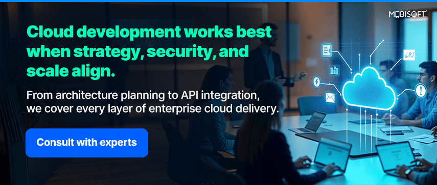 Enterprise AWS Cloud Development Solutions Enterprise cloud solutions powered by secure AWS cloud development and scalable backend architecture.