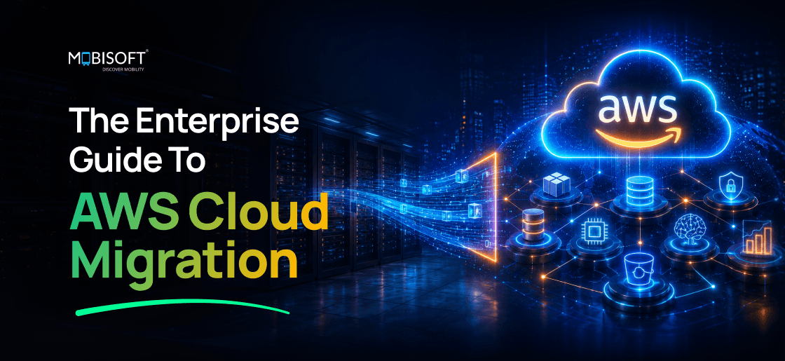 Enterprise AWS cloud migration strategy with application, database, and infrastructure modernization on AWS