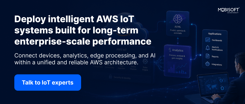 Enterprise AWS solutions for scalable cloud native IoT architecture