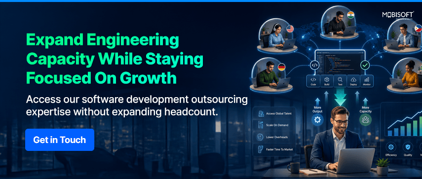 Expand Engineering Capacity While Staying Focused On Growth Dedicated software development team helping businesses scale engineering capacity efficiently