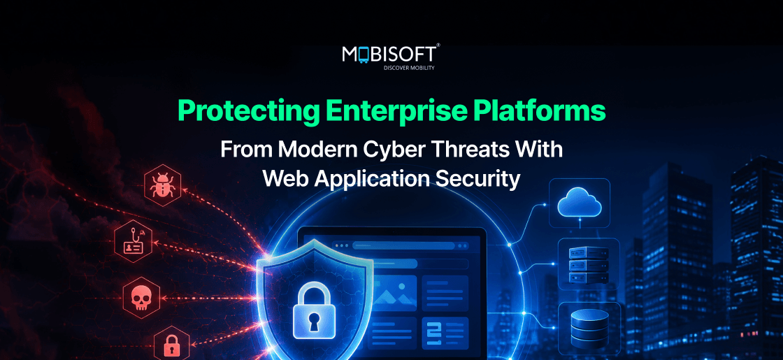 Enterprise web application security strategy protecting platforms from modern cyber threats and vulnerabilities.