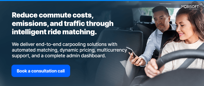 Intelligent ride matching solution for reducing commute costs and emissions.