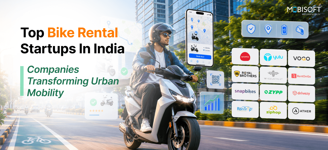Bike rental startups in India powered by smart mobility and GPS tracking.