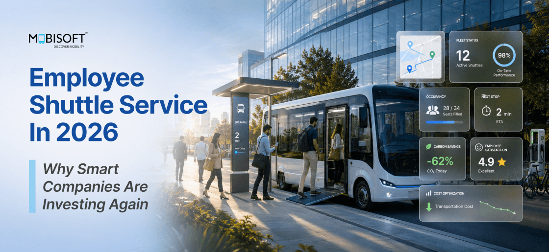 Employee shuttle service for modern workplace transportation
