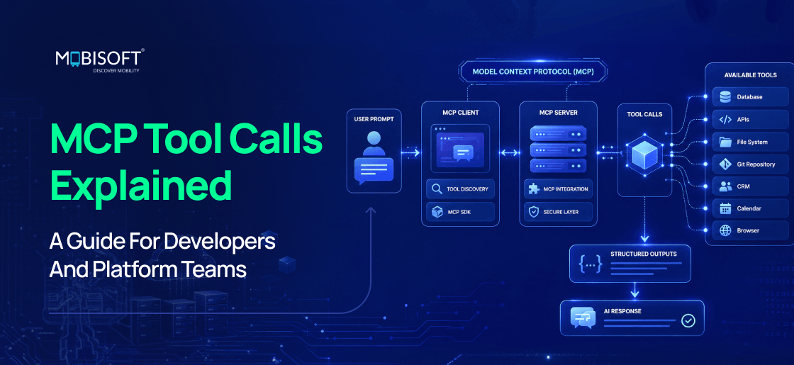 MCP tool calls using the Model Context Protocol for AI applications.