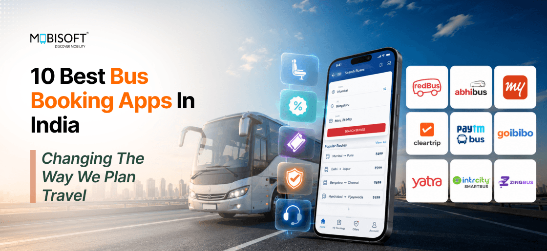 Best bus booking apps in India for online bus ticket booking and reservations.