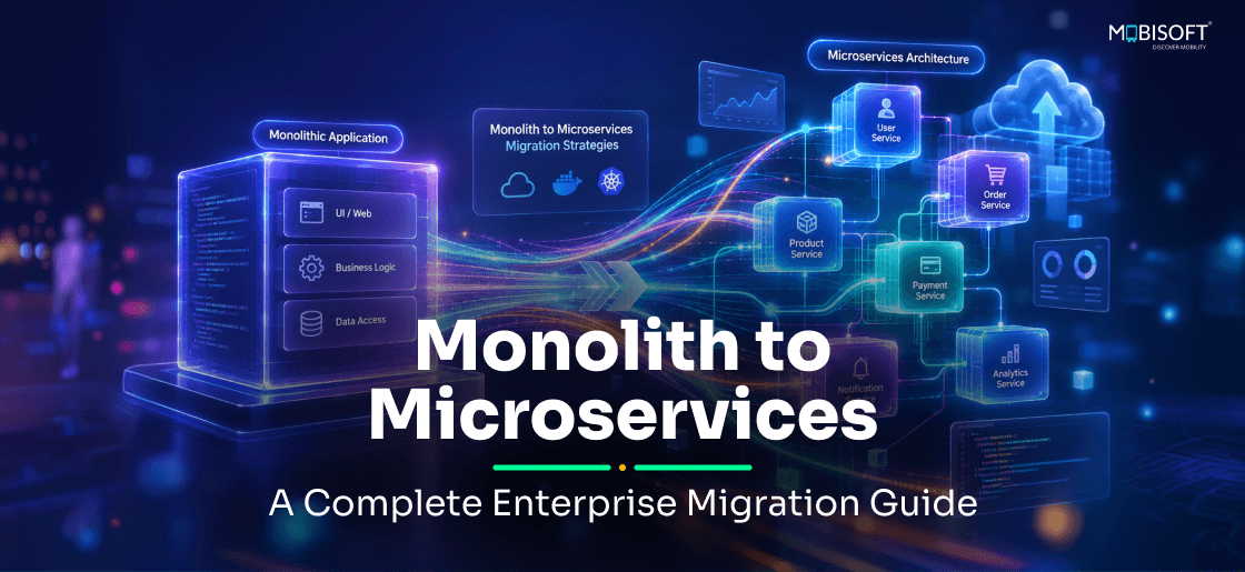 Monolith to microservices migration for enterprise application modernization
