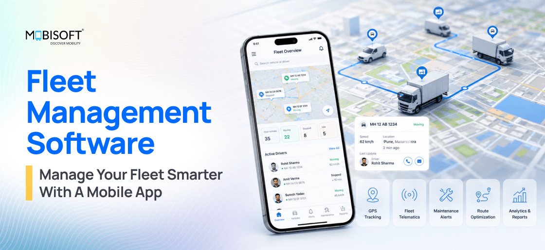 Fleet management software with mobile fleet management and real-time fleet tracking