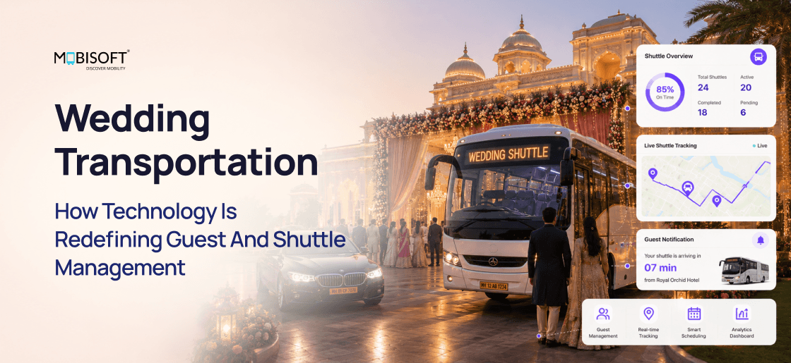 Wedding transportation solutions for guest and shuttle management