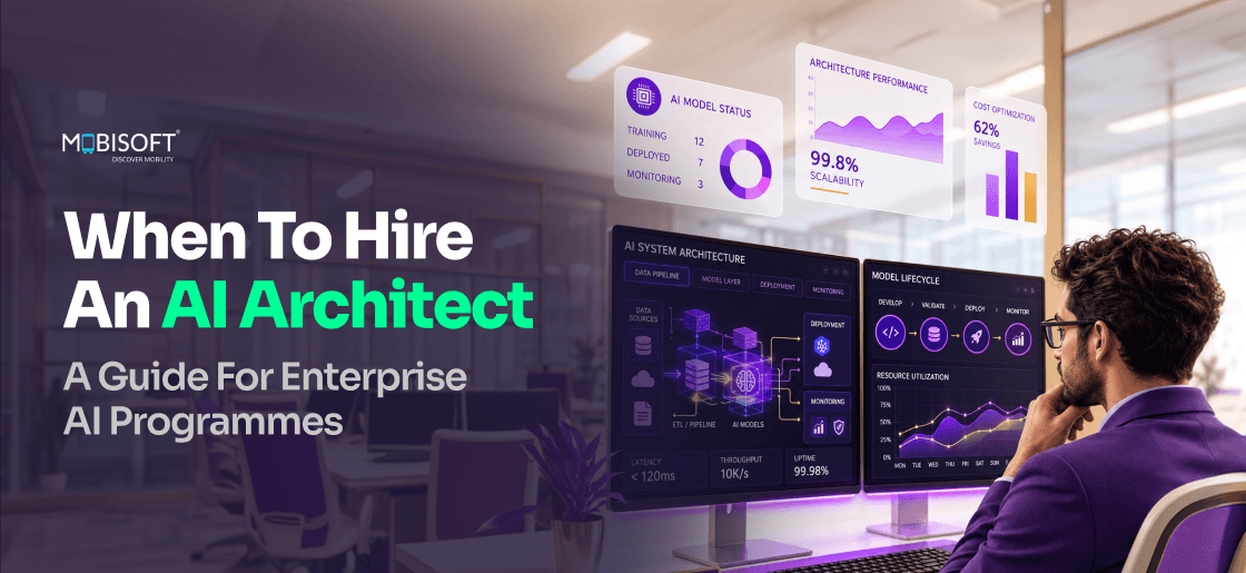 AI architect designing enterprise AI architecture and solutions
