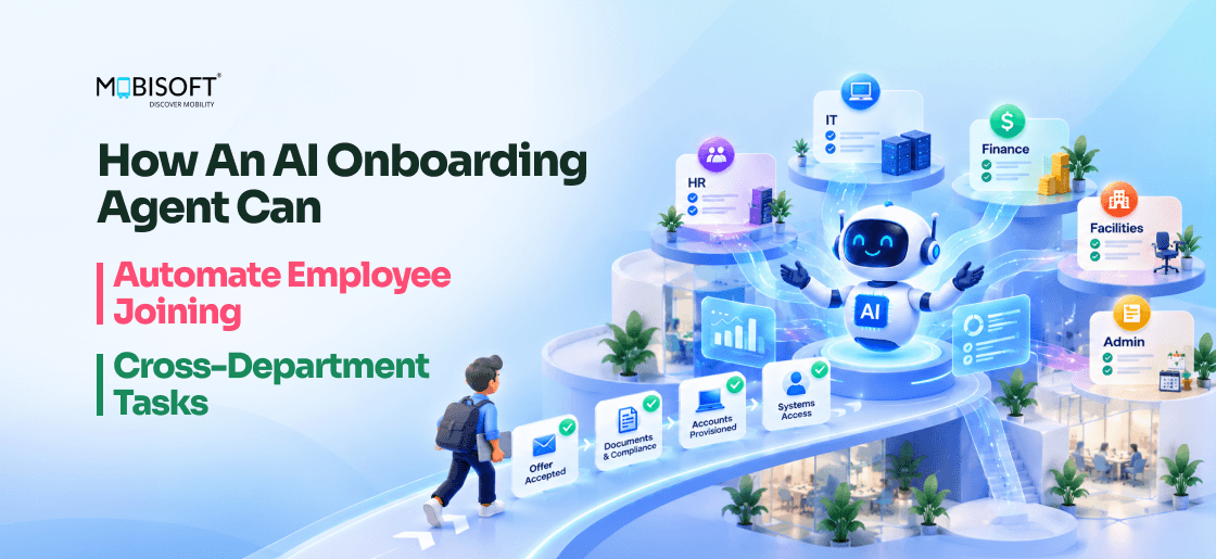 AI onboarding agent automating employee joining and cross-department tasks