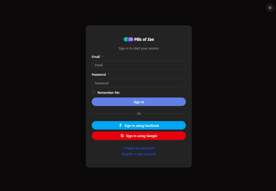 Login Dark